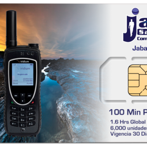 jabasat 100Min SIM Prepago IRIDIUM 2023